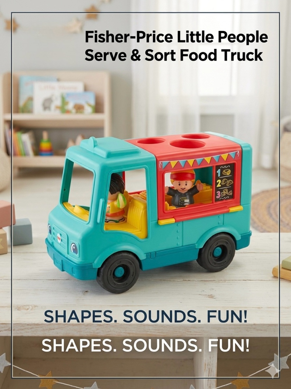 Fisher Price Little People Serve It Up Food Truck Taco Vehicle Set With Figures